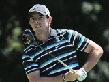Rory McIlroy in action during the third day of the PGA Championship on August 10, 2013