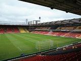 A general view of Vicarage Road, home of Watford on May 4, 2013