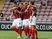 Preston's Tom Clarke is congratulated by team mates after scoring the opening goal against Coventry on August 25, 2013