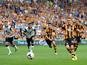 Hull's Robbie Brady scores the opening goal from the penalty spot against Norwich on August 24, 2013