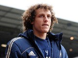 David Luiz of Chelsea looks on ahead of the Barclays Premier League match between Aston Villa and Chelsea at Villa Park on May 11, 2013