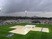 Edgbaston cricket ground with the covers on as rain causes the abandonment of the third ODI between England and Australia on September 11, 2013
