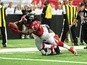 Falcons' Steven Jackson scores a touchdown against St Louis on September 15, 2013
