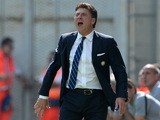 Inter Milan head coach Walter Mazzarri on the touchline during his team's Serie A match against Sassuolo on September 22, 2013