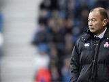 Japan's head coach Eddie Jones looks at the game during the Rugby Union exhibition match between Barbarian RC and Japan XV at Oceane Stadium, on November 25, 2012