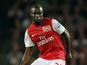 Arsenal's Emmanuel Frimpong passes the ball during the game against Shrewsbury Town during the Carling Cup third round football match at the Emirates Stadium in London on September 20, 2011