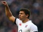 Ben Youngs of England gestures during the QBE International match between England and Australia at Twickenham Stadium on November 2, 2013
