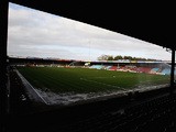 A general view of Glanford Park the home of Scunthorpe United on March 31, 2012