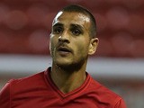Marcus Tudgay of Nottingham Forest in action during the Pre Season Friendly match between Nottingham Forest and West Bromwich Albion at City Ground on August 10, 2012