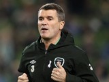 Republic of Ireland's assistant manager Roy Keane walks on the touchline before kick off of the international friendly football match between Republic of Ireland and Latvia at the Aviva Stadium in Dublin, Ireland on November 15, 2013