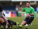 Referee Nigel Owens of Wales during the Heineken Cup Pool 5 match between Montpellier and Leicester Tigers at Stade Yves Du Manoir on December 15, 2013