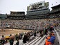 Fans gather in the stands prior to the NFC Wild Card Playoff game between the San Francisco 49ers and the Green Bay Packers at Lambeau Field on January 5, 2014
