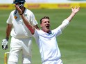 Dale Steyn of South Africa appeals during day one of the First Test match between South Africa and Australia at SuperSport Park on February 12, 2014