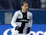 Gabriel Paletta of Parma FC controls the ball during the Serie A match between Atalanta BC and Parma FC at Stadio Atleti Azzurri d'Italia on February 16, 2014