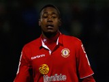 Chuks Aneke of Crewe in action during the Johnstone's Paint Trophy Northern Section Final Second Leg match against Coventry City on February 20, 2013