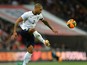 England defender Glen Johnson controls the ball during the international friendly football match between England and Denmark at Wembley Stadium in London on March 5, 2014