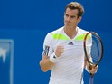 Britain's Andy Murray reacts after beating France's Paul-Henri Mathieu during their second round match on day three of the ATP Aegon Championships tennis tournament at The Queen's Club in west London, on June 11, 2014