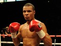 Chris Eubank Jnr of Great Britain poses after stopping Ivan Jukic of Croatia following their middleweight fight at the Phones 4u Arena on July 26, 2014