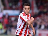 Harry Forrester of Brentford in action during the npower League One match between Brentford and Doncaster Rovers at Griffin Park on April 27, 2013