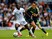 Souleymane Doukara of Leeds in action with Dean Whitehead of Middlesbrough during the Sky Bet Championship match between Leeds United and Middlesbrough at Elland Road on August 16, 2014