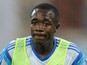 Giannelli Imbula of Marseille warms up prior to the French Ligue 1 match between Olympique de Marseille and OGC Nice at Stade Velodrome on August 29, 2014