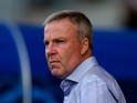 Wolves manager Kenny Jackett looks on prior to the Pre Season Friendly match between Oxford United and Wolverhampton Wanderers at Kassam Stadium on July 29, 2014