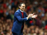 Cesare Prandelli, manager of Galatasaray AS reacts during the UEFA Champions League group D match between Arsenal FC and Galatasaray AS at Emirates Stadium on October 1, 2014