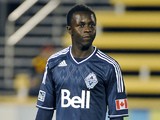Kekuta Manneh #23 of the Vancouver Whitecaps FC looks on before their game against the Charleston Battery at Blackbaud Stadium on February 16, 2013