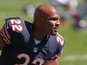 Matt Forte #22 of the Chicago Bears participates in warm-ups before a game against the Buffalo Bills at Soldier Field on September 7, 2014