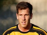Liam Buchanan of Alloa Athletic FC in action during the pre-season friendly at Recreation Park on July 17, 2014