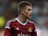 Reece Burke in action for West Ham on August 9, 2014