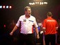 Martin Adams of England celebrates winning a set during his semi final match against Glen Durrant of England during the BDO Lakeside World Professional Darts Championships on Day Eight at The Lakeside Country Club on January 10, 2015