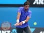 Thomaz Bellucci in action on day two of the Australian Open on January 20, 2015