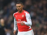 Kieran Gibbs of Arsenal in action during the Barclays Premier League match between West bromwich Albion and Arsenal at The Hawthorns on November 29, 2014