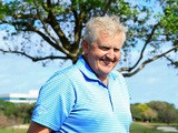 Colin Montgomerie of Scotland looks on during the second round of the Allianz Championship held at The Old Course at Broken Sound on February 7, 2015