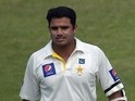 Pakistani batsman Azhar Ali leaves the ground after his dismissal during the fourth day of the third and final Test match between New Zealand and Pakistan at the Sharjah cricket stadium in Sharjah on November 30, 2014