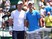 Andy Murray of Great Britain and Novak Djokovic of Serbia pose for a photograph prior to the mens final during the Miami Open Presented by Itau at Crandon Park Tennis Center on April 5, 2015