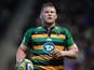 Dylan Hartley of Northampton Saints during the Aviva Premiership match between Northampton Saints and Wasps at Franklin's Gardens on March 27, 2015