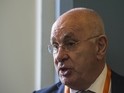 The president of the Dutch Football Federation, Michael van Praag answers AFP journalists' questions during the 37th Confederation of African Football (CAF) Ordinary General Assembly on April 7, 2015