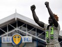 A general view of the Bill Bremner statue outside the ground before the Sky Bet Championship match between Leeds United and Middlesbrough at Elland Road on August 16, 2014