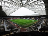 A general view inside the ground prior to the Barclays Premier League match between Swansea City and Southampton at Liberty Stadium on May 3, 2014