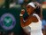 Serena Williams of the United States celebrates winning a point in the Final Of The Ladies' Singles against Garbine Muguruza of Spain during day twelve of the Wimbledon Lawn Tennis Championships at the All England Lawn Tennis and Croquet Club on July 11, 