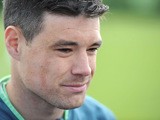 Darren O'Dea of Republic of Ireland looks on during the Ireland training session at Watford FC Training Ground on May 27, 2013