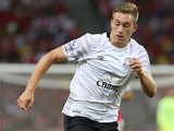 Gerard Deulofeu of Everton dribbles the ball during the Barclays Asia Trophy match between Arsenal and Everton at the National Stadium on July 18, 2015