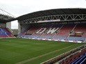 A general view of the DW Stadium during the Sky Bet Championship match between Wigan Athletic and Bolton Wanderers at the DW Stadium on December 15, 2013