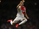 Monaco's Italian forward Stephan El Shaarawy celebrates after scoring the 4-0 during the UEFA Champions League third qualifying round second leg football match between AS Monaco vs BSC Young Boys on August 4, 2015