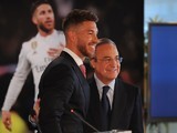 Sergio Ramos announces a new five-year deal with Real Madrid on August 17, 2015