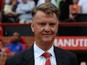 Manchester United's Dutch manager Louis van Gaal smiles ahead of the English Premier League football match between Manchester United and Newcastle United at Old Trafford in Manchester, north west England, on August 22, 2015