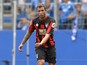 Steve Cook of Bournemouth controls the ball during the friendly match between 1899 Hoffenheim and AFC Bournemouth at Wirsol Rhein-Neckar-Arena on August 1, 2015 in Sinsheim, Germany.
