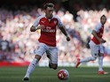 Mesut Ozil in action during Arsenal's game with Stoke on September 12, 2015